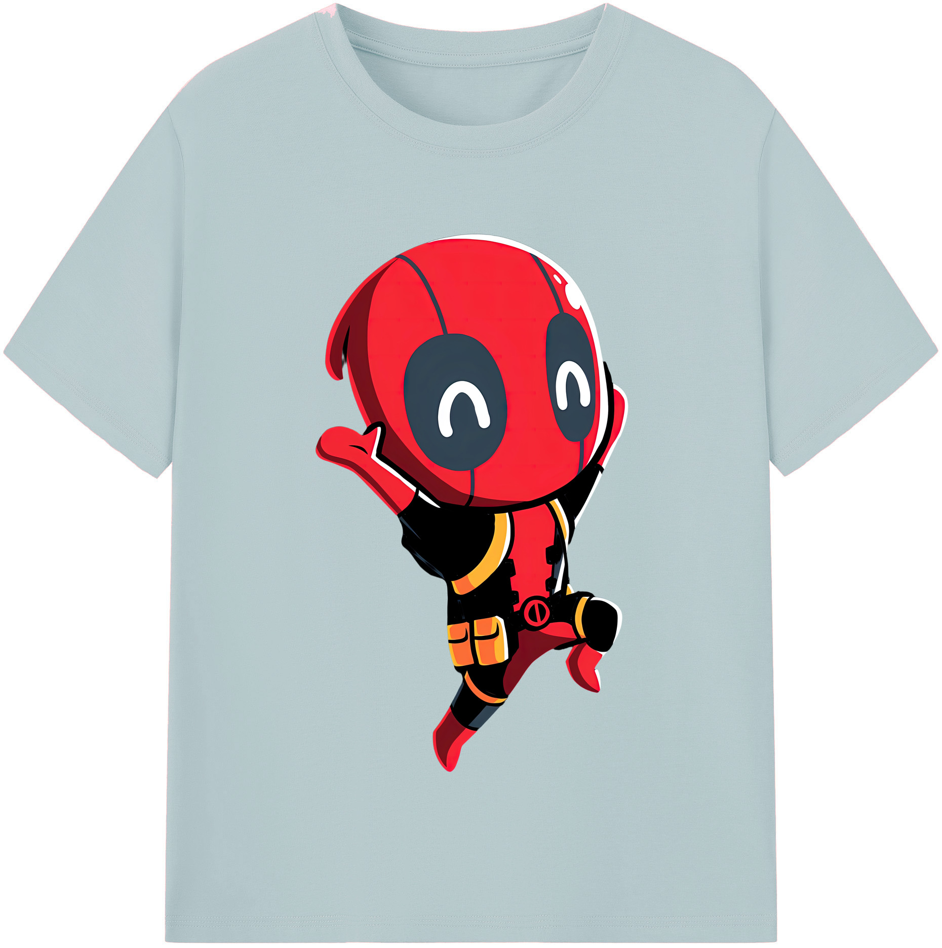 （画像用） Deadpool デッドプール 綿100％半袖Tシャツ（フロントプリント）